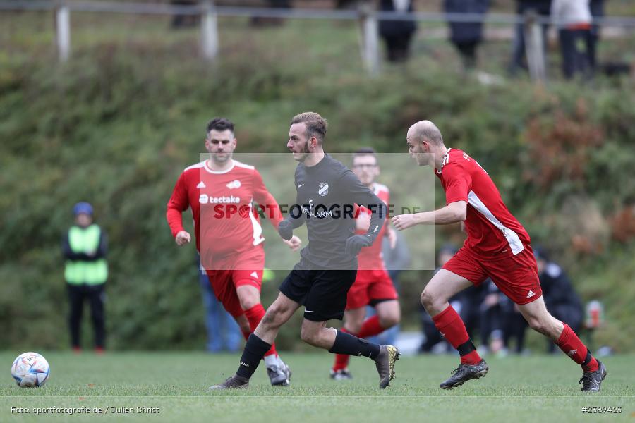 Sportgelände, Obersfeld, 26.11.2023, BFV, sport, action, Saison 2023/2024, Fussball, Kreisklasse Würzburg, SVSS, FVB, SV Sendelbach-Steinbach, FV Bachgrund - Bild-ID: 2389423
