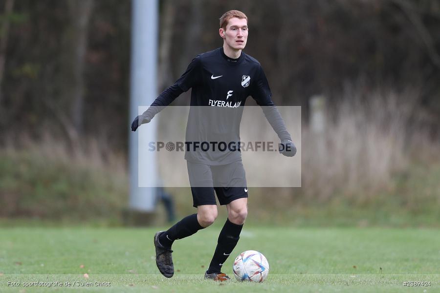 Sportgelände, Obersfeld, 26.11.2023, BFV, sport, action, Saison 2023/2024, Fussball, Kreisklasse Würzburg, SVSS, FVB, SV Sendelbach-Steinbach, FV Bachgrund - Bild-ID: 2389424