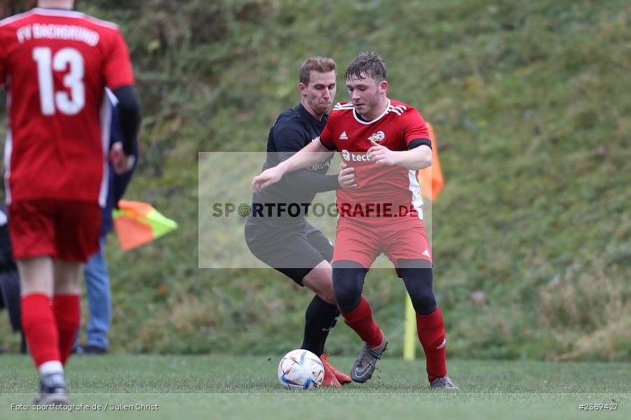 Sportgelände, Obersfeld, 26.11.2023, BFV, sport, action, Saison 2023/2024, Fussball, Kreisklasse Würzburg, SVSS, FVB, SV Sendelbach-Steinbach, FV Bachgrund - Bild-ID: 2389427