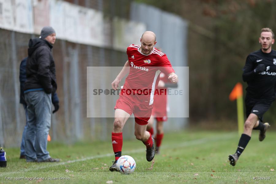 Sportgelände, Obersfeld, 26.11.2023, BFV, sport, action, Saison 2023/2024, Fussball, Kreisklasse Würzburg, SVSS, FVB, SV Sendelbach-Steinbach, FV Bachgrund - Bild-ID: 2389429