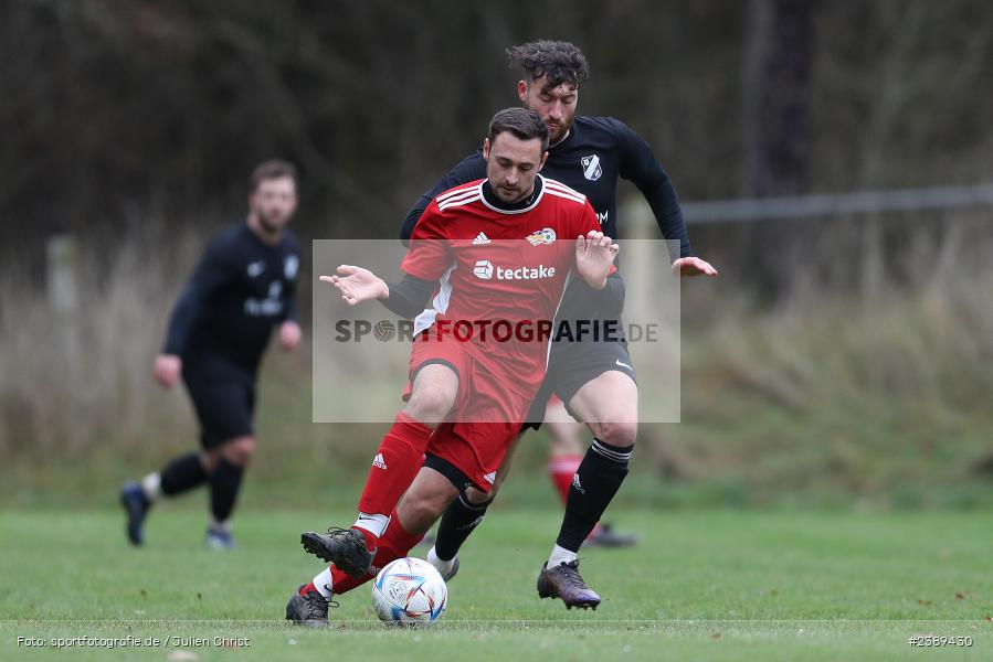 Sportgelände, Obersfeld, 26.11.2023, BFV, sport, action, Saison 2023/2024, Fussball, Kreisklasse Würzburg, SVSS, FVB, SV Sendelbach-Steinbach, FV Bachgrund - Bild-ID: 2389430