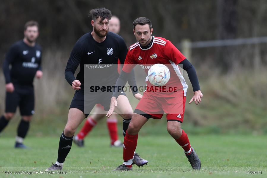 Sportgelände, Obersfeld, 26.11.2023, BFV, sport, action, Saison 2023/2024, Fussball, Kreisklasse Würzburg, SVSS, FVB, SV Sendelbach-Steinbach, FV Bachgrund - Bild-ID: 2389431