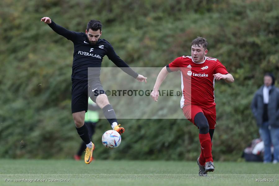 Sportgelände, Obersfeld, 26.11.2023, BFV, sport, action, Saison 2023/2024, Fussball, Kreisklasse Würzburg, SVSS, FVB, SV Sendelbach-Steinbach, FV Bachgrund - Bild-ID: 2389435