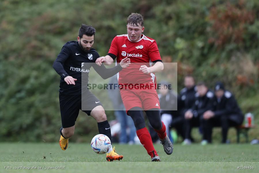 Sportgelände, Obersfeld, 26.11.2023, BFV, sport, action, Saison 2023/2024, Fussball, Kreisklasse Würzburg, SVSS, FVB, SV Sendelbach-Steinbach, FV Bachgrund - Bild-ID: 2389436
