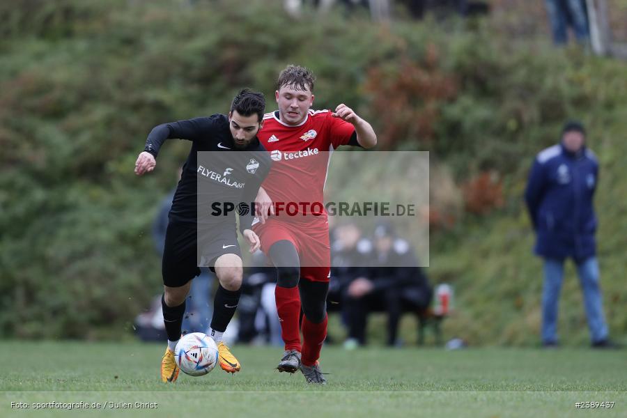 Sportgelände, Obersfeld, 26.11.2023, BFV, sport, action, Saison 2023/2024, Fussball, Kreisklasse Würzburg, SVSS, FVB, SV Sendelbach-Steinbach, FV Bachgrund - Bild-ID: 2389437