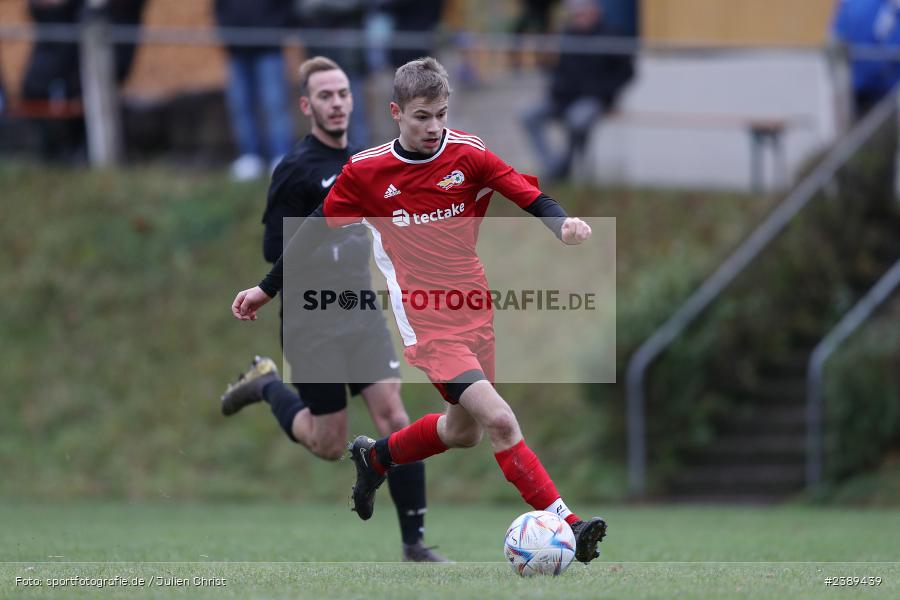 Sportgelände, Obersfeld, 26.11.2023, BFV, sport, action, Saison 2023/2024, Fussball, Kreisklasse Würzburg, SVSS, FVB, SV Sendelbach-Steinbach, FV Bachgrund - Bild-ID: 2389439