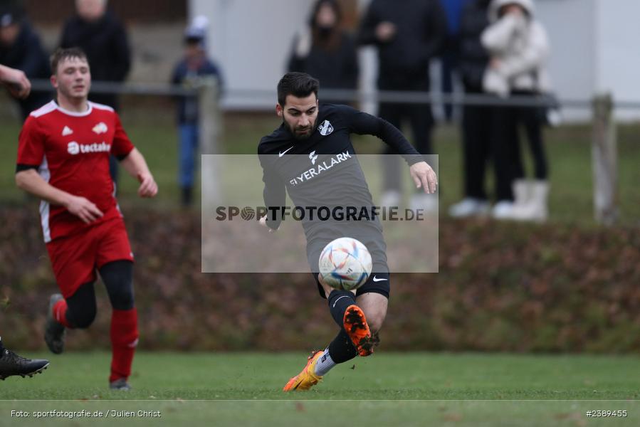 Sportgelände, Obersfeld, 26.11.2023, BFV, sport, action, Saison 2023/2024, Fussball, Kreisklasse Würzburg, SVSS, FVB, SV Sendelbach-Steinbach, FV Bachgrund - Bild-ID: 2389455