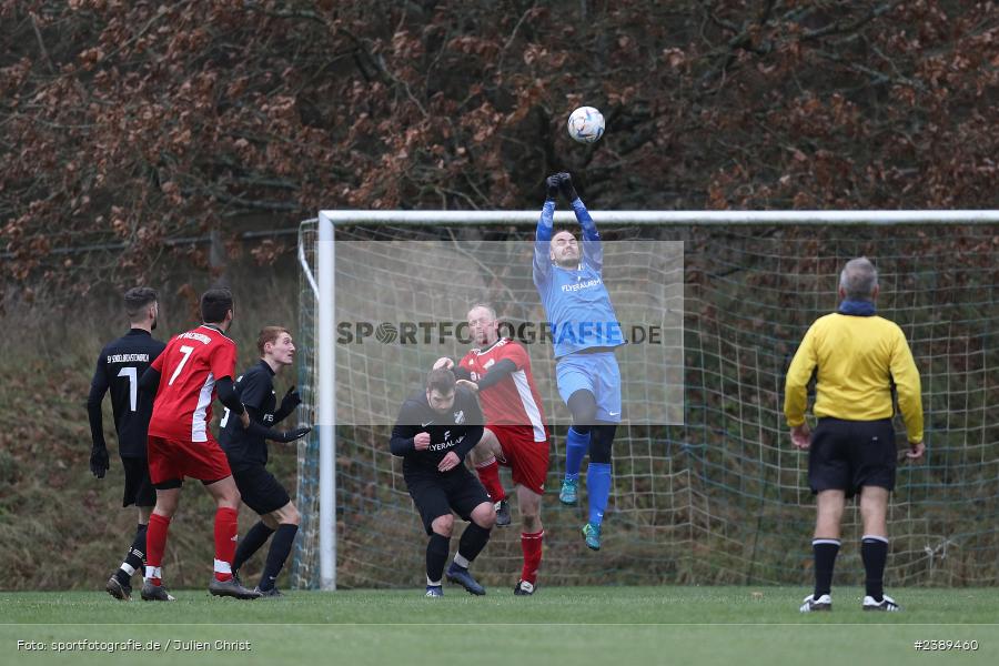 Sportgelände, Obersfeld, 26.11.2023, BFV, sport, action, Saison 2023/2024, Fussball, Kreisklasse Würzburg, SVSS, FVB, SV Sendelbach-Steinbach, FV Bachgrund - Bild-ID: 2389460