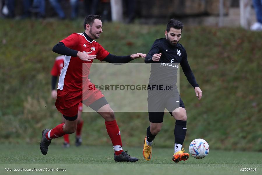 Sportgelände, Obersfeld, 26.11.2023, BFV, sport, action, Saison 2023/2024, Fussball, Kreisklasse Würzburg, SVSS, FVB, SV Sendelbach-Steinbach, FV Bachgrund - Bild-ID: 2389469