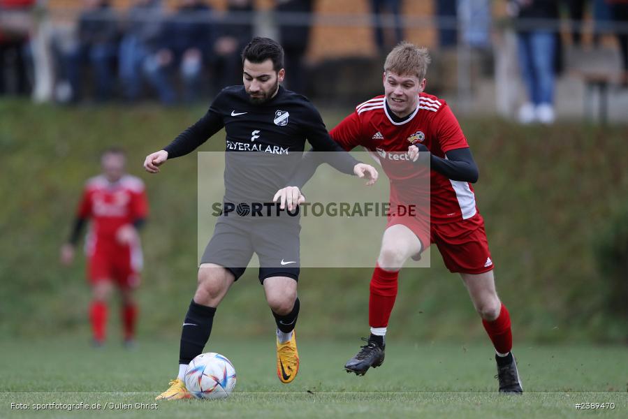 Sportgelände, Obersfeld, 26.11.2023, BFV, sport, action, Saison 2023/2024, Fussball, Kreisklasse Würzburg, SVSS, FVB, SV Sendelbach-Steinbach, FV Bachgrund - Bild-ID: 2389470