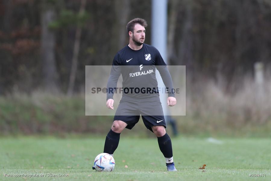 Sportgelände, Obersfeld, 26.11.2023, BFV, sport, action, Saison 2023/2024, Fussball, Kreisklasse Würzburg, SVSS, FVB, SV Sendelbach-Steinbach, FV Bachgrund - Bild-ID: 2389471