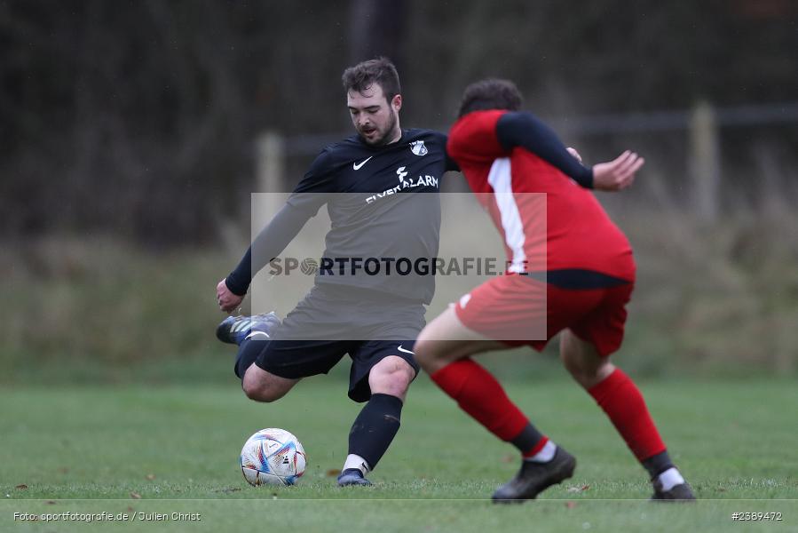 Sportgelände, Obersfeld, 26.11.2023, BFV, sport, action, Saison 2023/2024, Fussball, Kreisklasse Würzburg, SVSS, FVB, SV Sendelbach-Steinbach, FV Bachgrund - Bild-ID: 2389472