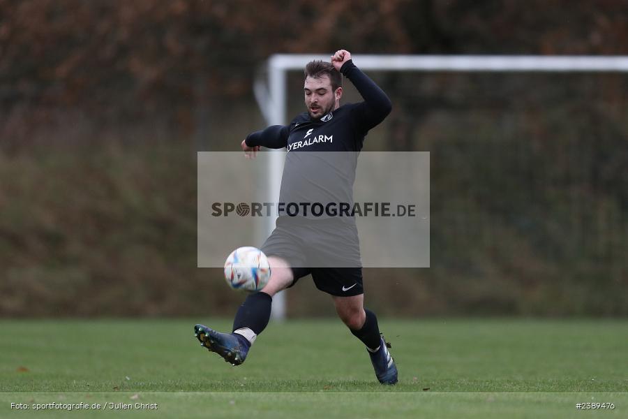 Sportgelände, Obersfeld, 26.11.2023, BFV, sport, action, Saison 2023/2024, Fussball, Kreisklasse Würzburg, SVSS, FVB, SV Sendelbach-Steinbach, FV Bachgrund - Bild-ID: 2389476