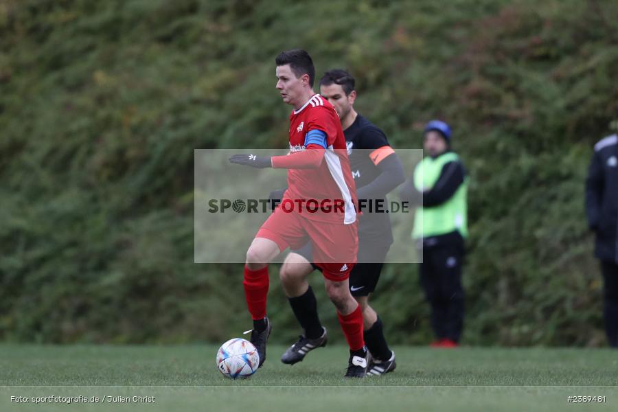 Sportgelände, Obersfeld, 26.11.2023, BFV, sport, action, Saison 2023/2024, Fussball, Kreisklasse Würzburg, SVSS, FVB, SV Sendelbach-Steinbach, FV Bachgrund - Bild-ID: 2389481 Sportgelände, Obersfeld, 26.11.2023, BFV, sport, action, Saison 2023/2024, Fussball, Kreisklasse Würzburg, SVSS, FVB, SV Sendelbach-Steinbach, FV Bachgrund - Bild-ID: 2389481