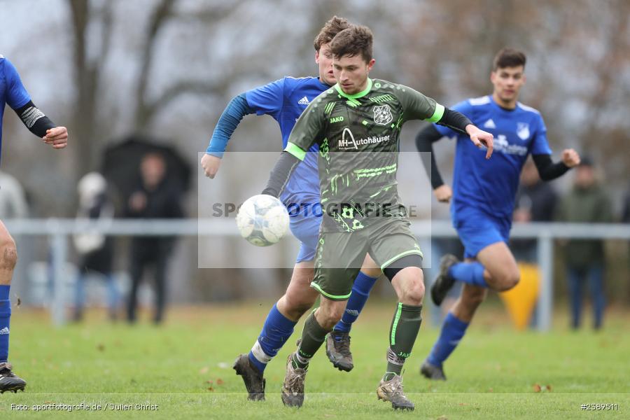 Sportgelände, Gössenheim, 26.11.2023, BFV, sport, action, Saison 2023/2024, Fussball, Kreisliga Würzburg, TSV, FCG, TSV Neuhütten-Wiesthal, FC Gössenheim - Bild-ID: 2389511