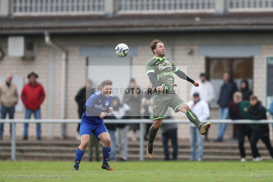 Sportgelände, Gössenheim, 26.11.2023, BFV, sport, action, Saison 2023/2024, Fussball, Kreisliga Würzburg, TSV, FCG, TSV Neuhütten-Wiesthal, FC Gössenheim - Bild-ID: 2389514