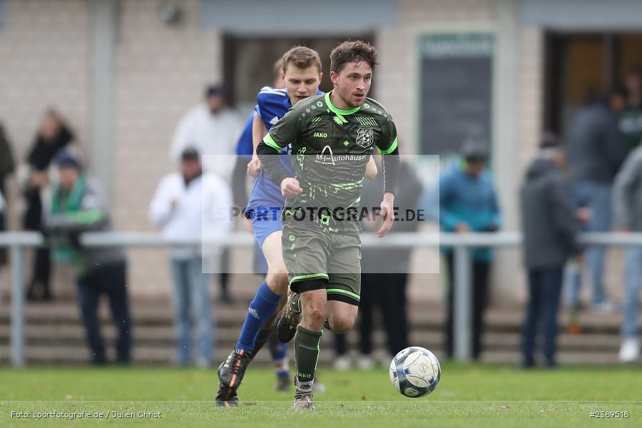 Sportgelände, Gössenheim, 26.11.2023, BFV, sport, action, Saison 2023/2024, Fussball, Kreisliga Würzburg, TSV, FCG, TSV Neuhütten-Wiesthal, FC Gössenheim - Bild-ID: 2389518