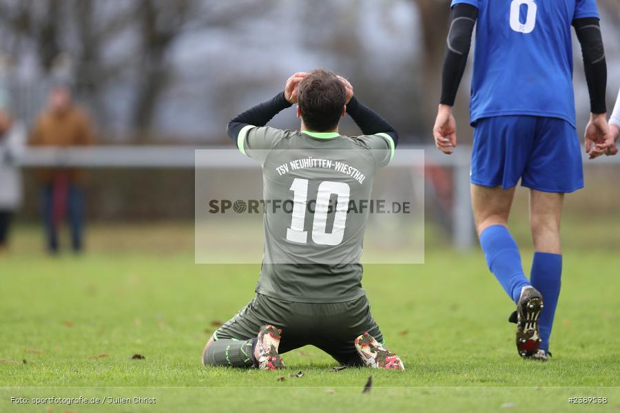 Sportgelände, Gössenheim, 26.11.2023, BFV, sport, action, Saison 2023/2024, Fussball, Kreisliga Würzburg, TSV, FCG, TSV Neuhütten-Wiesthal, FC Gössenheim - Bild-ID: 2389538
