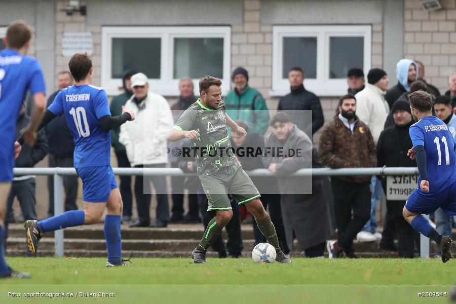 Sportgelände, Gössenheim, 26.11.2023, BFV, sport, action, Saison 2023/2024, Fussball, Kreisliga Würzburg, TSV, FCG, TSV Neuhütten-Wiesthal, FC Gössenheim - Bild-ID: 2389545