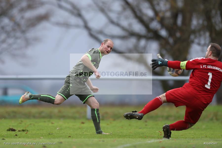 Sportgelände, Gössenheim, 26.11.2023, BFV, sport, action, Saison 2023/2024, Fussball, Kreisliga Würzburg, TSV, FCG, TSV Neuhütten-Wiesthal, FC Gössenheim - Bild-ID: 2389547