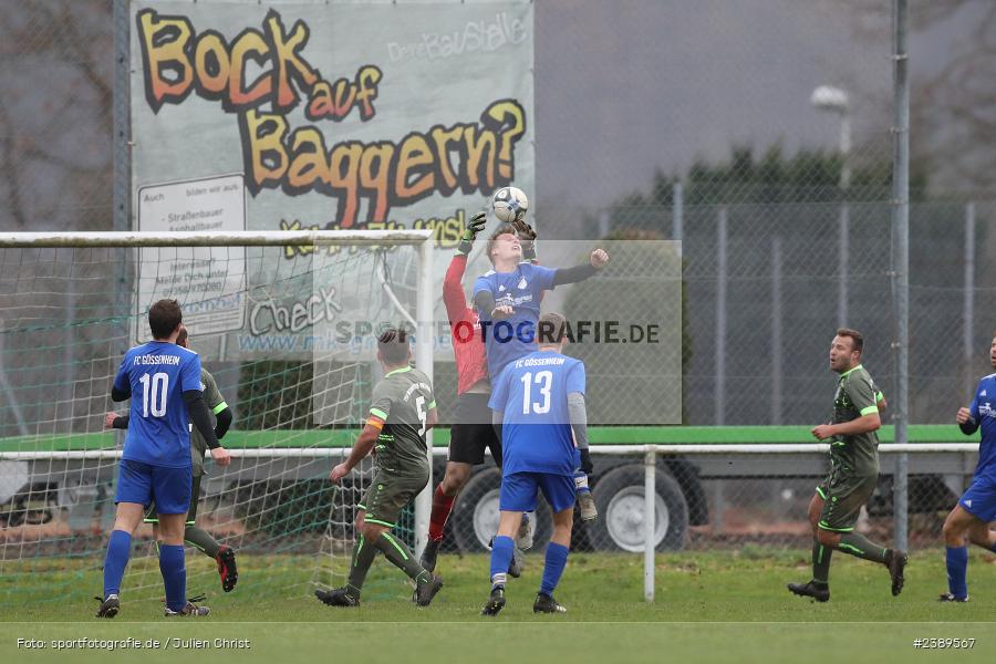 Sportgelände, Gössenheim, 26.11.2023, BFV, sport, action, Saison 2023/2024, Fussball, Kreisliga Würzburg, TSV, FCG, TSV Neuhütten-Wiesthal, FC Gössenheim - Bild-ID: 2389567