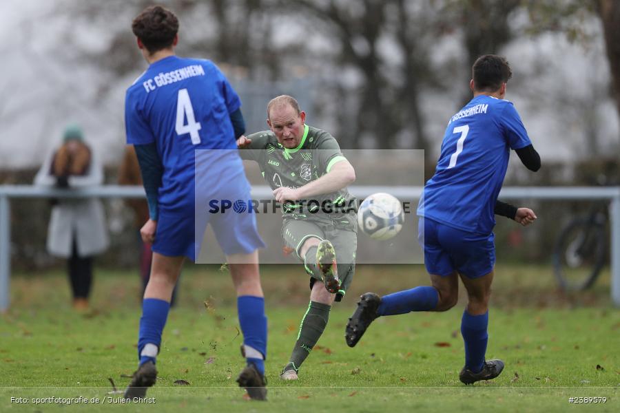Sportgelände, Gössenheim, 26.11.2023, BFV, sport, action, Saison 2023/2024, Fussball, Kreisliga Würzburg, TSV, FCG, TSV Neuhütten-Wiesthal, FC Gössenheim - Bild-ID: 2389579 Sportgelände, Gössenheim, 26.11.2023, BFV, sport, action, Saison 2023/2024, Fussball, Kreisliga Würzburg, TSV, FCG, TSV Neuhütten-Wiesthal, FC Gössenheim - Bild-ID: 2389579