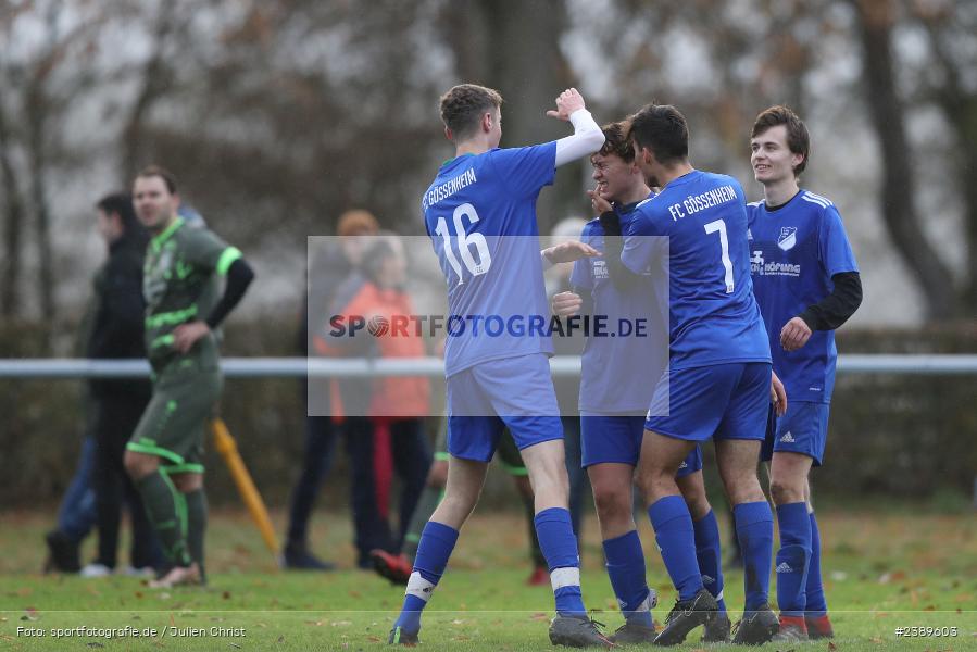 Marcel Henning, Mattheo Marras, Niklas Fehn, Sportgelände, Gössenheim, 26.11.2023, BFV, sport, action, Saison 2023/2024, Fussball, Kreisliga Würzburg, TSV, FCG, TSV Neuhütten-Wiesthal, FC Gössenheim - Bild-ID: 2389603