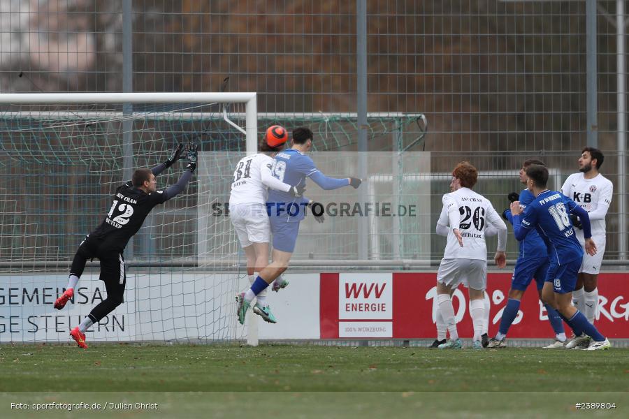 Sepp-Endres-Sportanlage, Würzburg, 03.12.2023, BFV, sport, action, Saison 2023/2024, 24. Spieltag, Bayernliga Nord, ASV, WFV, ASV Cham, Würzburger FV 04 - Bild-ID: 2389804