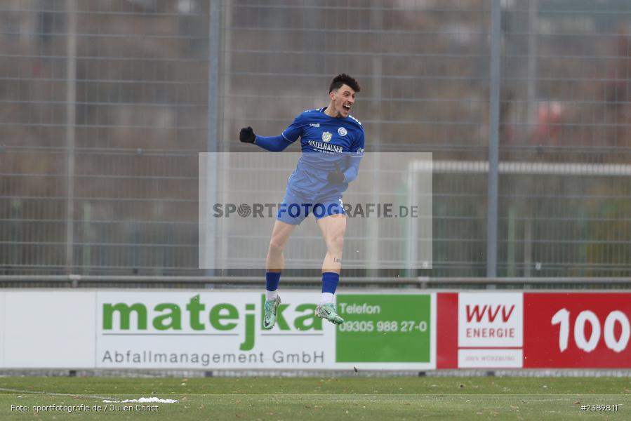 Sepp-Endres-Sportanlage, Würzburg, 03.12.2023, BFV, sport, action, Saison 2023/2024, 24. Spieltag, Bayernliga Nord, ASV, WFV, ASV Cham, Würzburger FV 04 - Bild-ID: 2389811