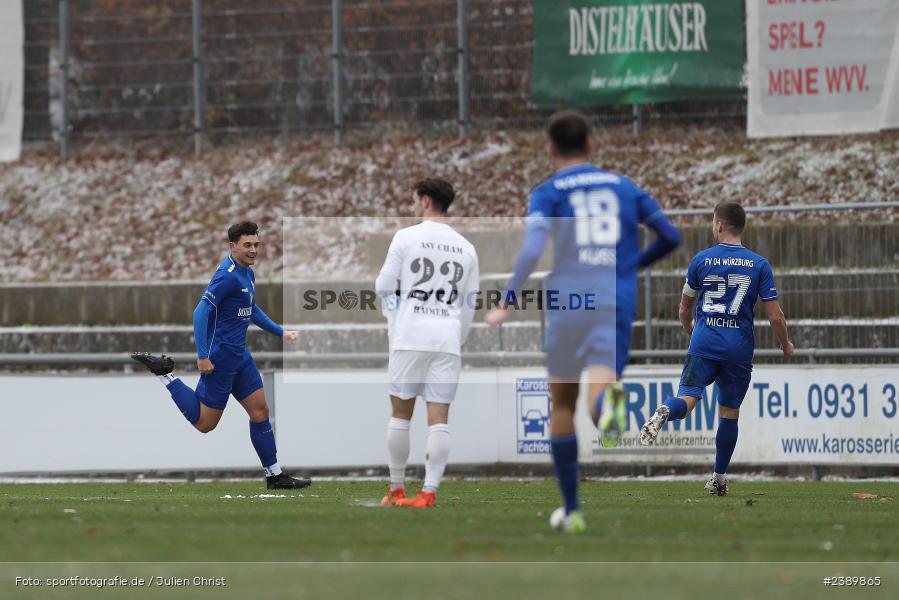 Sepp-Endres-Sportanlage, Würzburg, 03.12.2023, BFV, sport, action, Saison 2023/2024, 24. Spieltag, Bayernliga Nord, ASV, WFV, ASV Cham, Würzburger FV 04 - Bild-ID: 2389865