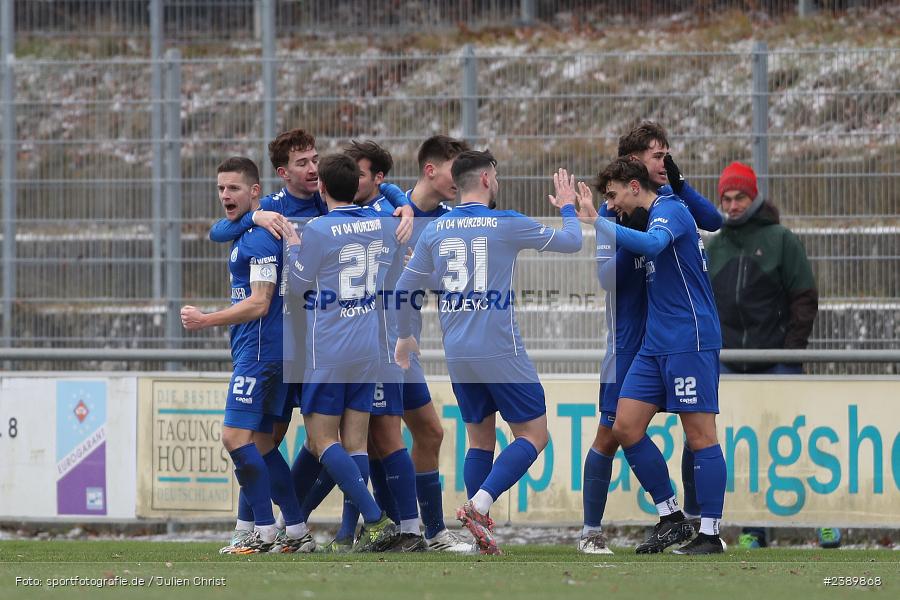 Sepp-Endres-Sportanlage, Würzburg, 03.12.2023, BFV, sport, action, Saison 2023/2024, 24. Spieltag, Bayernliga Nord, ASV, WFV, ASV Cham, Würzburger FV 04 - Bild-ID: 2389868