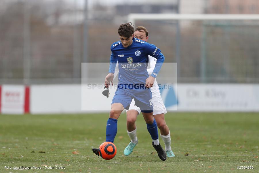 Sepp-Endres-Sportanlage, Würzburg, 03.12.2023, BFV, sport, action, Saison 2023/2024, 24. Spieltag, Bayernliga Nord, ASV, WFV, ASV Cham, Würzburger FV 04 - Bild-ID: 2389880