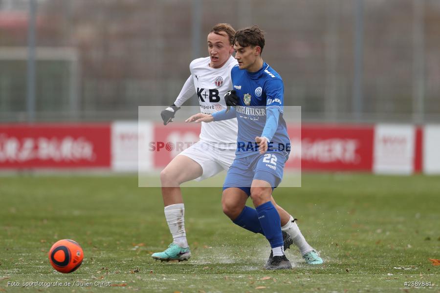 Sepp-Endres-Sportanlage, Würzburg, 03.12.2023, BFV, sport, action, Saison 2023/2024, 24. Spieltag, Bayernliga Nord, ASV, WFV, ASV Cham, Würzburger FV 04 - Bild-ID: 2389881