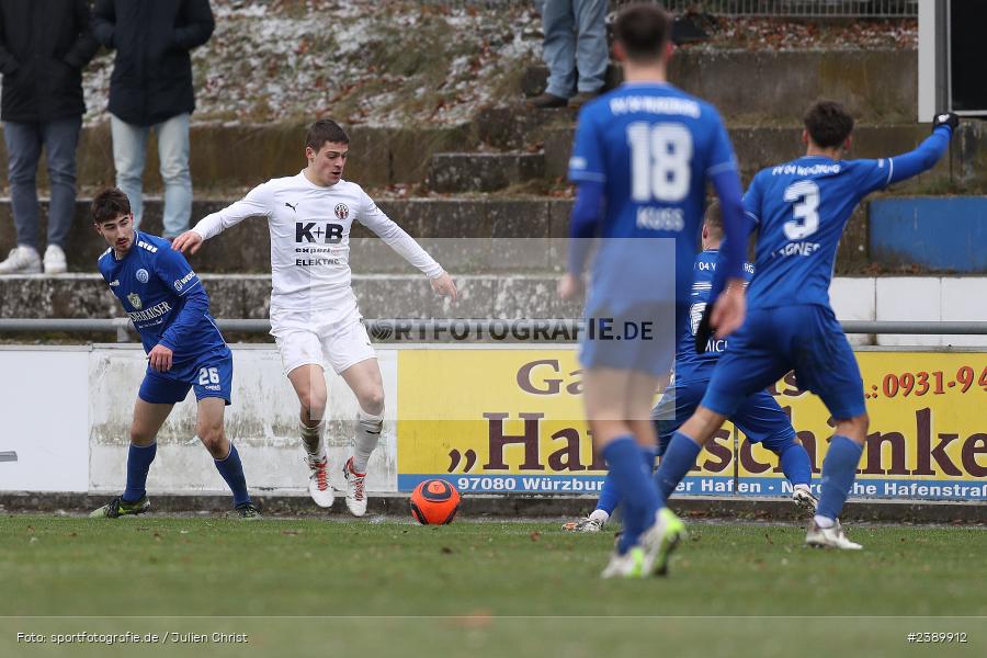 Sepp-Endres-Sportanlage, Würzburg, 03.12.2023, BFV, sport, action, Saison 2023/2024, 24. Spieltag, Bayernliga Nord, ASV, WFV, ASV Cham, Würzburger FV 04 - Bild-ID: 2389912