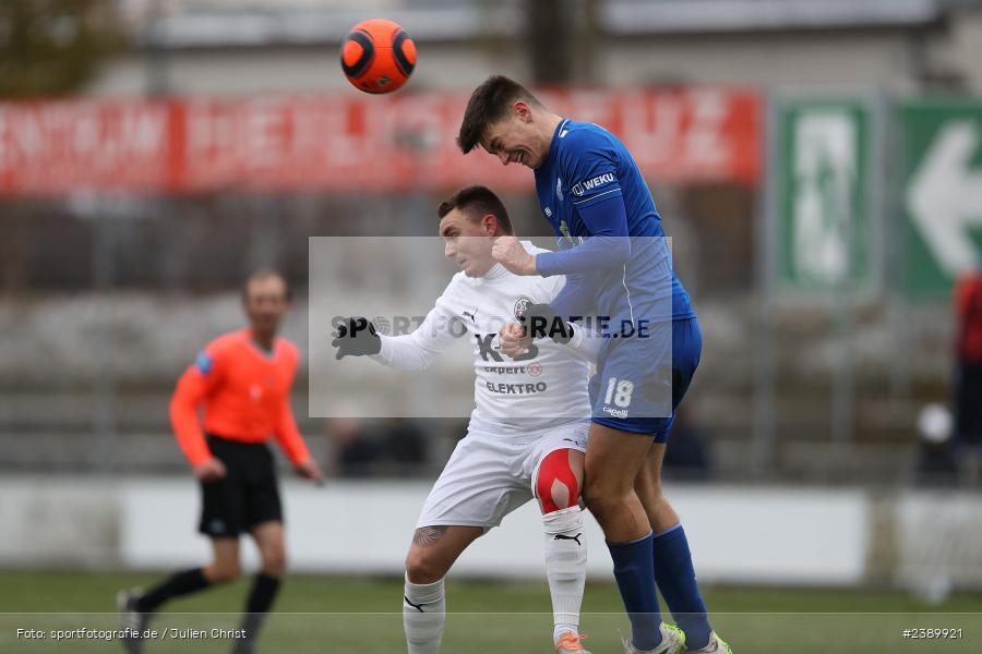 Sepp-Endres-Sportanlage, Würzburg, 03.12.2023, BFV, sport, action, Saison 2023/2024, 24. Spieltag, Bayernliga Nord, ASV, WFV, ASV Cham, Würzburger FV 04 - Bild-ID: 2389921