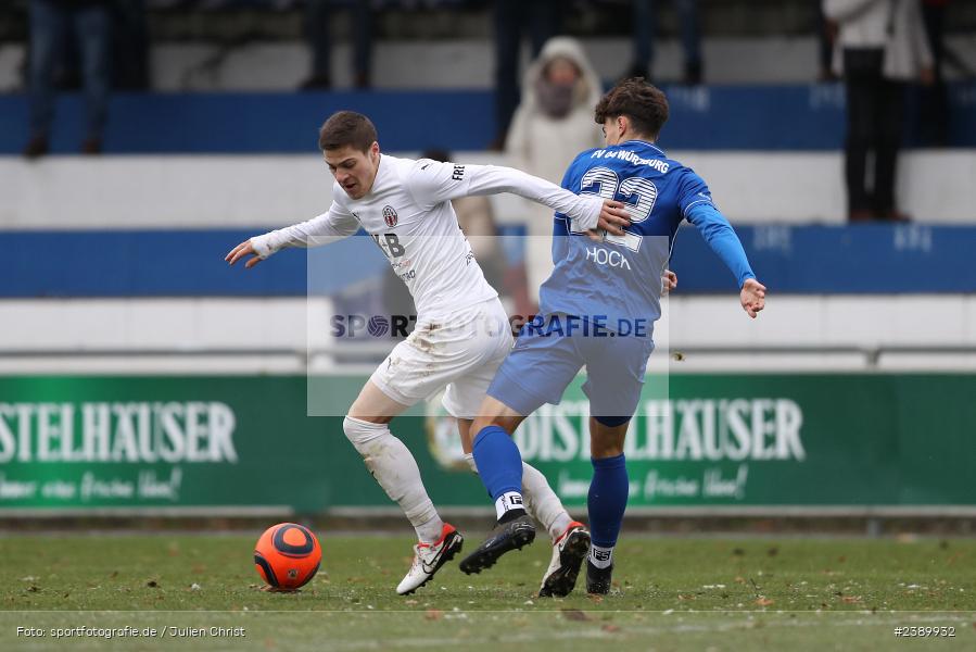Sepp-Endres-Sportanlage, Würzburg, 03.12.2023, BFV, sport, action, Saison 2023/2024, 24. Spieltag, Bayernliga Nord, ASV, WFV, ASV Cham, Würzburger FV 04 - Bild-ID: 2389932