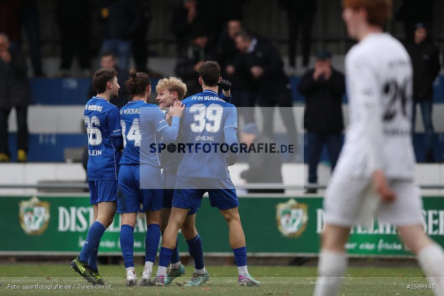 Sepp-Endres-Sportanlage, Würzburg, 03.12.2023, BFV, sport, action, Saison 2023/2024, 24. Spieltag, Bayernliga Nord, ASV, WFV, ASV Cham, Würzburger FV 04 - Bild-ID: 2389945