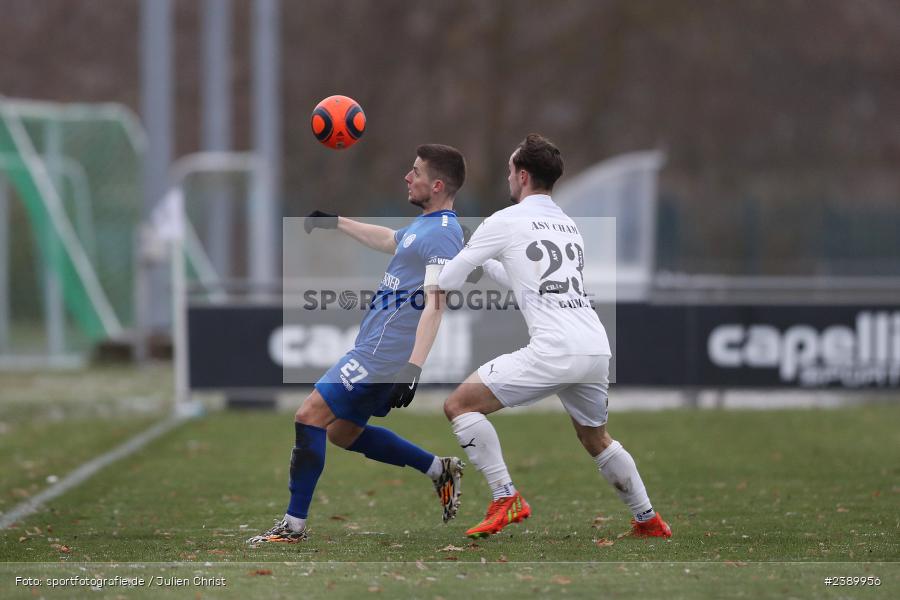 Sepp-Endres-Sportanlage, Würzburg, 03.12.2023, BFV, sport, action, Saison 2023/2024, 24. Spieltag, Bayernliga Nord, ASV, WFV, ASV Cham, Würzburger FV 04 - Bild-ID: 2389956