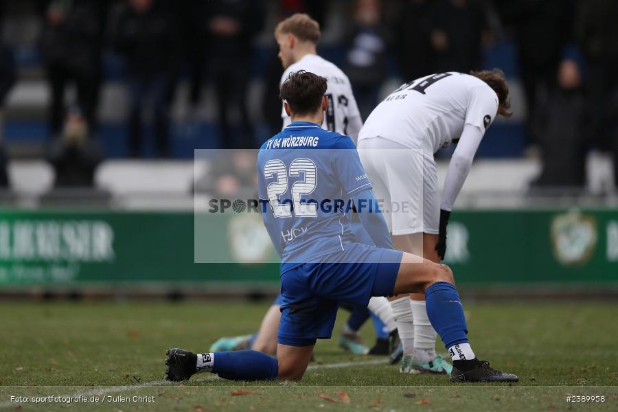 Sepp-Endres-Sportanlage, Würzburg, 03.12.2023, BFV, sport, action, Saison 2023/2024, 24. Spieltag, Bayernliga Nord, ASV, WFV, ASV Cham, Würzburger FV 04 - Bild-ID: 2389958