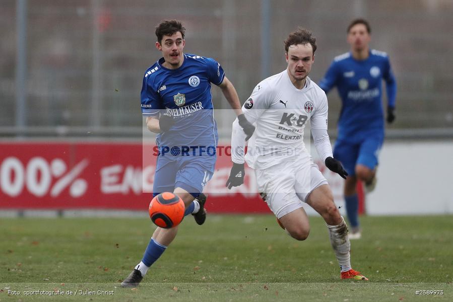 Sepp-Endres-Sportanlage, Würzburg, 03.12.2023, BFV, sport, action, Saison 2023/2024, 24. Spieltag, Bayernliga Nord, ASV, WFV, ASV Cham, Würzburger FV 04 - Bild-ID: 2389973