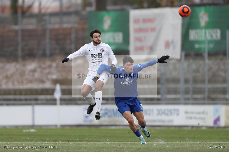 Sepp-Endres-Sportanlage, Würzburg, 03.12.2023, BFV, sport, action, Saison 2023/2024, 24. Spieltag, Bayernliga Nord, ASV, WFV, ASV Cham, Würzburger FV 04 - Bild-ID: 2390046