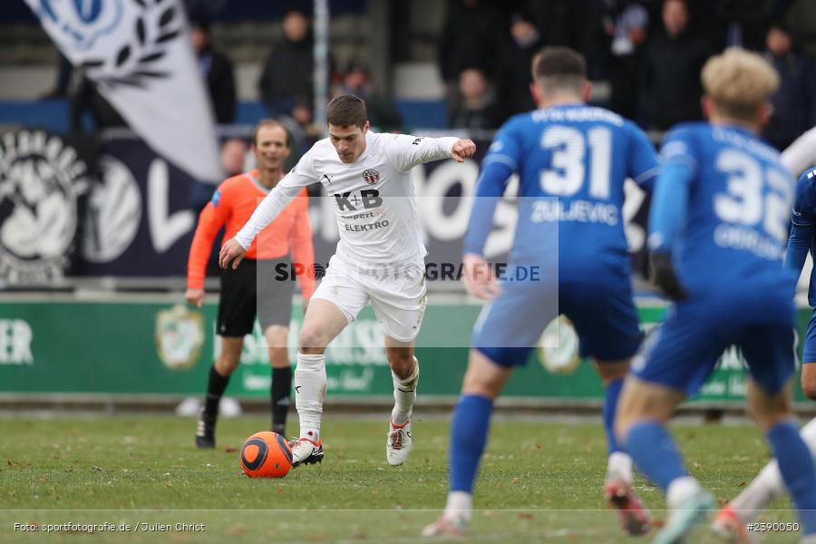 Sepp-Endres-Sportanlage, Würzburg, 03.12.2023, BFV, sport, action, Saison 2023/2024, 24. Spieltag, Bayernliga Nord, ASV, WFV, ASV Cham, Würzburger FV 04 - Bild-ID: 2390050