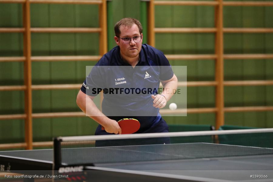 Tobias Ullrich-Zieschang, Erwin-Ammann-Halle, Karlstadt, 09.12.2023, BTTV, sport, action, Saison 2023/2024, Bezirksoberliga Herren Ufr, TV 1901 Mittelsinn, TSV Karlstadt - Bild-ID: 2390066 Tobias Ullrich-Zieschang, Erwin-Ammann-Halle, Karlstadt, 09.12.2023, BTTV, sport, action, Saison 2023/2024, Bezirksoberliga Herren Ufr, TV 1901 Mittelsinn, TSV Karlstadt - Bild-ID: 2390066