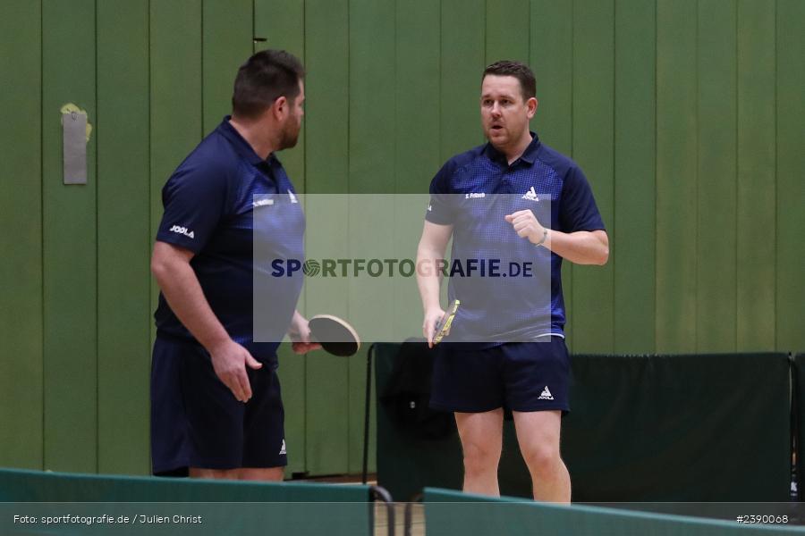 Erwin-Ammann-Halle, Karlstadt, 09.12.2023, BTTV, sport, action, Saison 2023/2024, Bezirksoberliga Herren Ufr, TV 1901 Mittelsinn, TSV Karlstadt - Bild-ID: 2390068 Erwin-Ammann-Halle, Karlstadt, 09.12.2023, BTTV, sport, action, Saison 2023/2024, Bezirksoberliga Herren Ufr, TV 1901 Mittelsinn, TSV Karlstadt - Bild-ID: 2390068