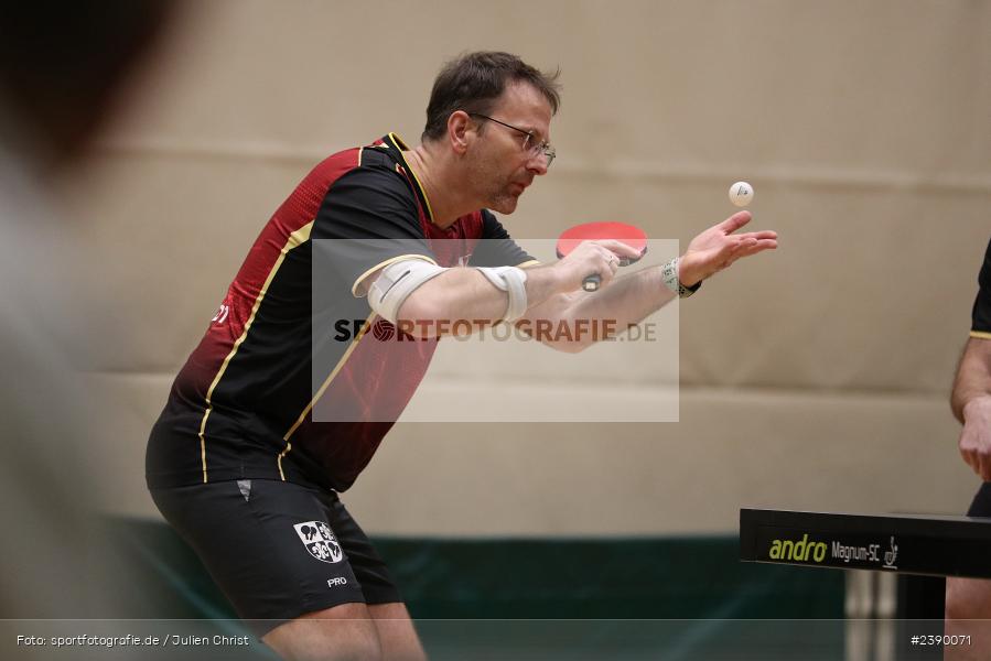 Erwin-Ammann-Halle, Karlstadt, 09.12.2023, BTTV, sport, action, Saison 2023/2024, Bezirksoberliga Herren Ufr, TV 1901 Mittelsinn, TSV Karlstadt - Bild-ID: 2390071 Erwin-Ammann-Halle, Karlstadt, 09.12.2023, BTTV, sport, action, Saison 2023/2024, Bezirksoberliga Herren Ufr, TV 1901 Mittelsinn, TSV Karlstadt - Bild-ID: 2390071