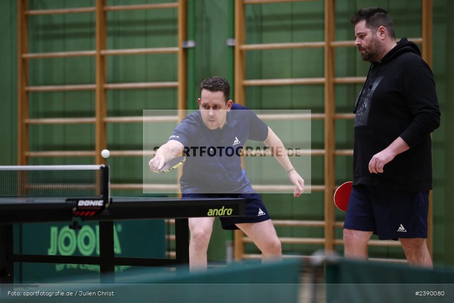 Erwin-Ammann-Halle, Karlstadt, 09.12.2023, BTTV, sport, action, Saison 2023/2024, Bezirksoberliga Herren Ufr, TV 1901 Mittelsinn, TSV Karlstadt - Bild-ID: 2390080