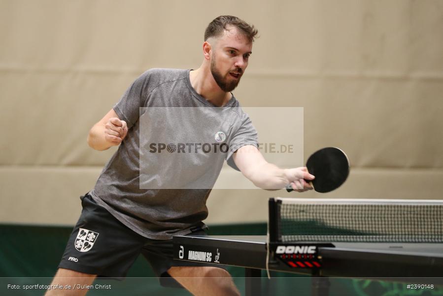 Janik Dotzel, Erwin-Ammann-Halle, Karlstadt, 09.12.2023, BTTV, sport, action, Saison 2023/2024, Bezirksoberliga Herren Ufr, TV 1901 Mittelsinn, TSV Karlstadt - Bild-ID: 2390148 Janik Dotzel, Erwin-Ammann-Halle, Karlstadt, 09.12.2023, BTTV, sport, action, Saison 2023/2024, Bezirksoberliga Herren Ufr, TV 1901 Mittelsinn, TSV Karlstadt - Bild-ID: 2390148