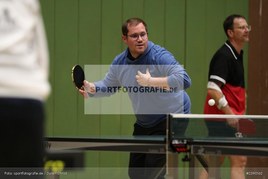Tobias Ullrich-Zieschang, Erwin-Ammann-Halle, Karlstadt, 09.12.2023, BTTV, sport, action, Saison 2023/2024, Bezirksoberliga Herren Ufr, TV 1901 Mittelsinn, TSV Karlstadt - Bild-ID: 2390162 Tobias Ullrich-Zieschang, Erwin-Ammann-Halle, Karlstadt, 09.12.2023, BTTV, sport, action, Saison 2023/2024, Bezirksoberliga Herren Ufr, TV 1901 Mittelsinn, TSV Karlstadt - Bild-ID: 2390162