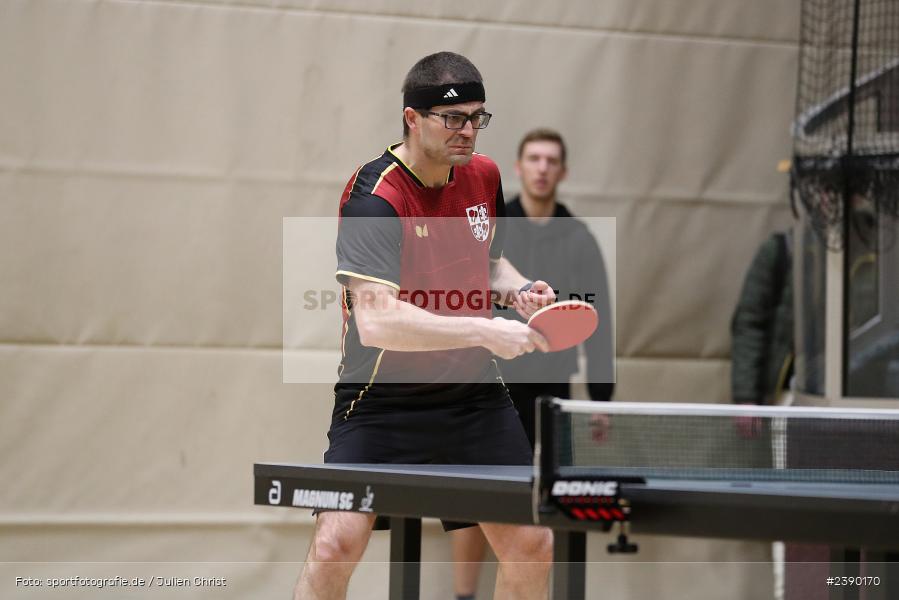 Erwin-Ammann-Halle, Karlstadt, 09.12.2023, BTTV, sport, action, Saison 2023/2024, Bezirksoberliga Herren Ufr, TV 1901 Mittelsinn, TSV Karlstadt - Bild-ID: 2390170