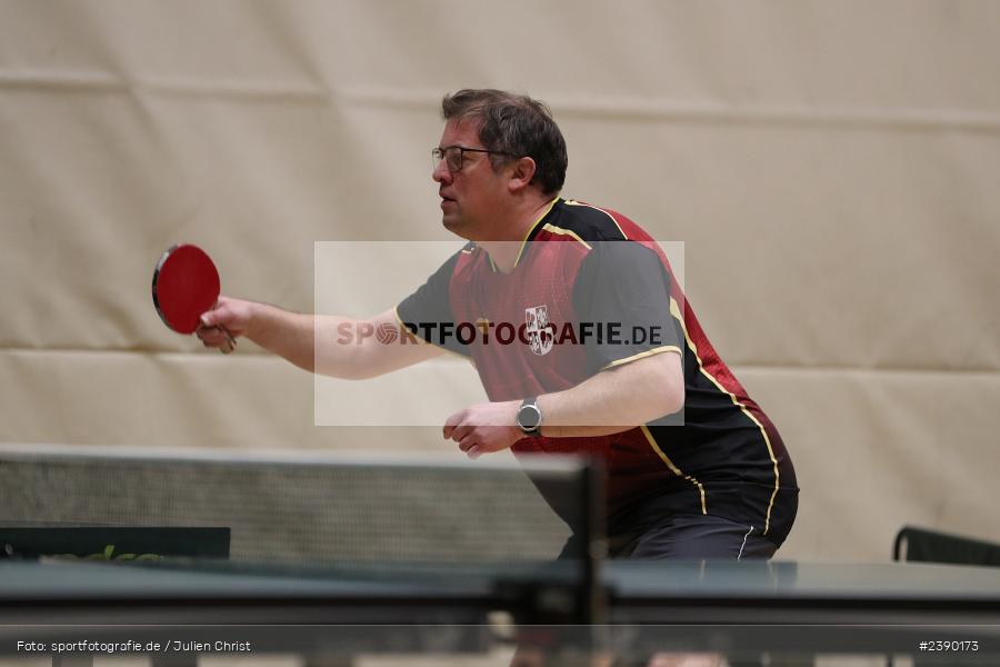 Erwin-Ammann-Halle, Karlstadt, 09.12.2023, BTTV, sport, action, Saison 2023/2024, Bezirksoberliga Herren Ufr, TV 1901 Mittelsinn, TSV Karlstadt - Bild-ID: 2390173